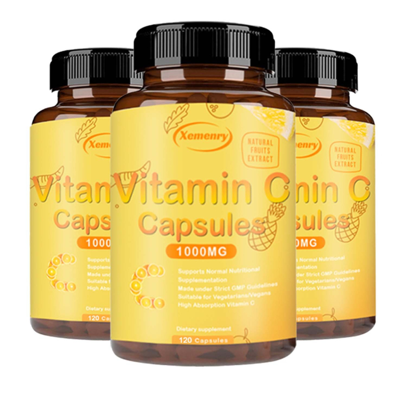 Zinc Supplement 50Mg - Vitamin C Capsules 1000mg - Immune