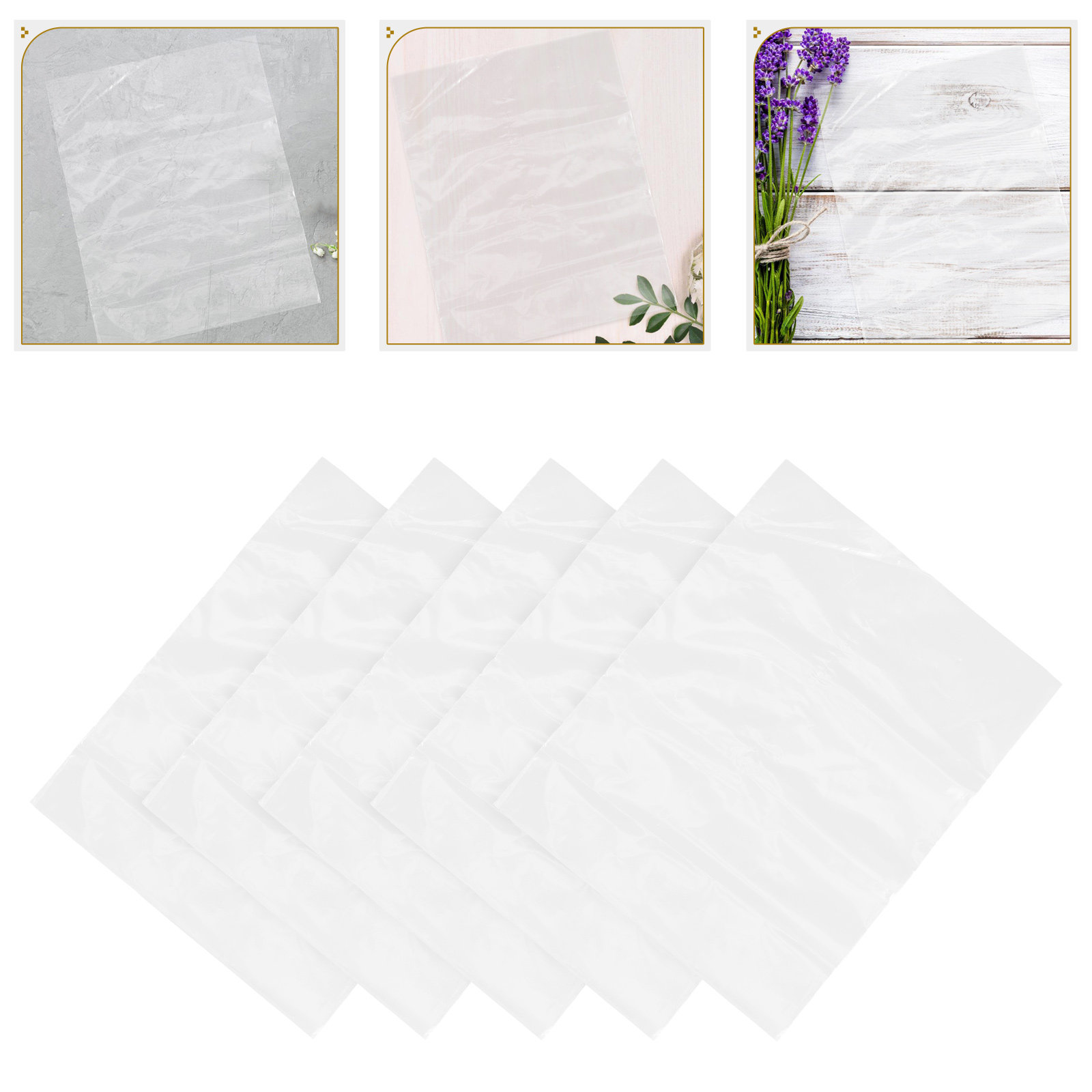 Nutrition & Fitness Station - 50pcs Flower Bags Plastic Fresh Flower