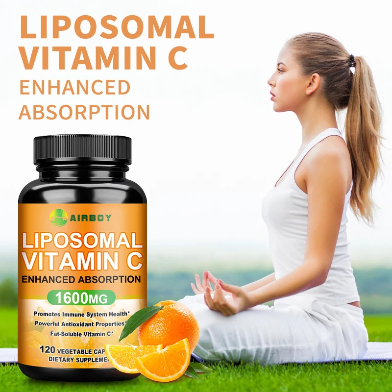 Zinc Supplement 50Mg - Liposomal Vitamin C 1600mg - Promotes