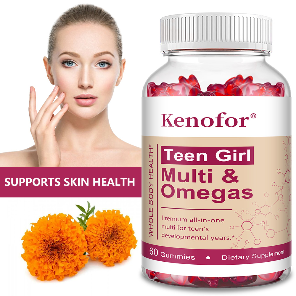 Multivitamin Gummy Adult - Teen Girl Multivitamin Gummies with Omega