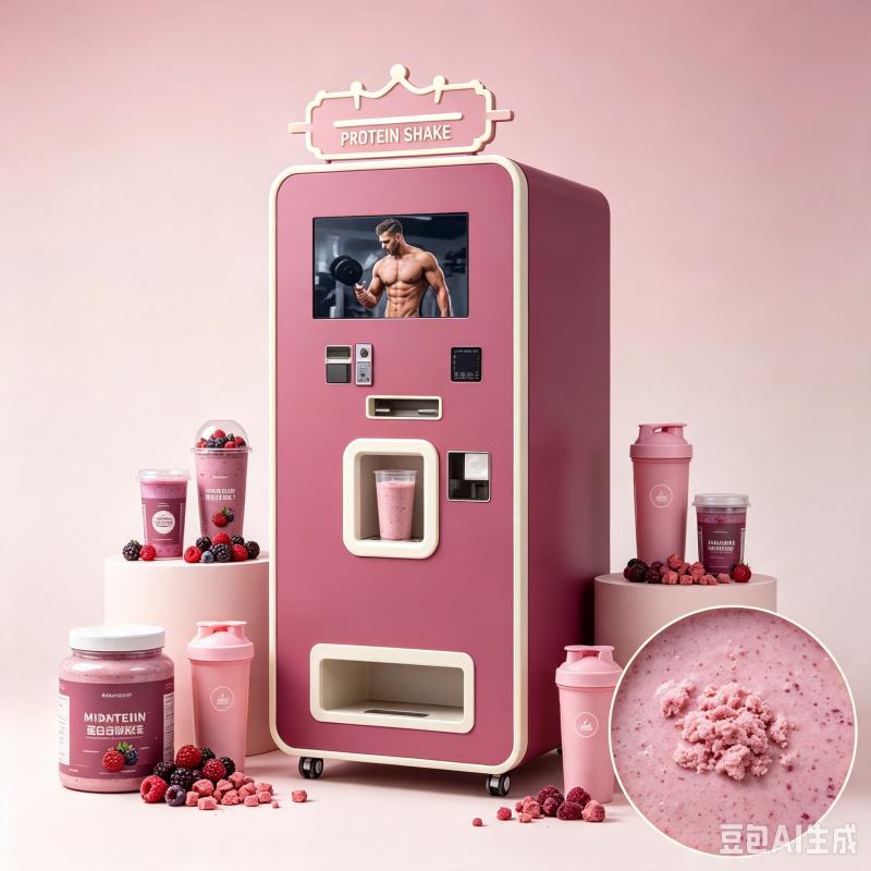Nutrition Fitness Center - Protein Shake Vending Machine Customized Smart