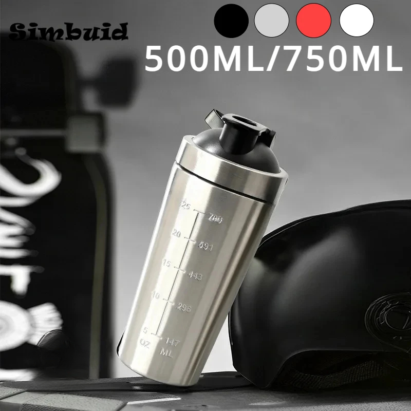 Protein Shaker Bottle - Stainless Steel Protein Powder Shaker Bottle