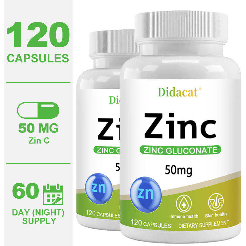 Zinc Supplement 50Mg - Zinc 50 Mg - with Zinc