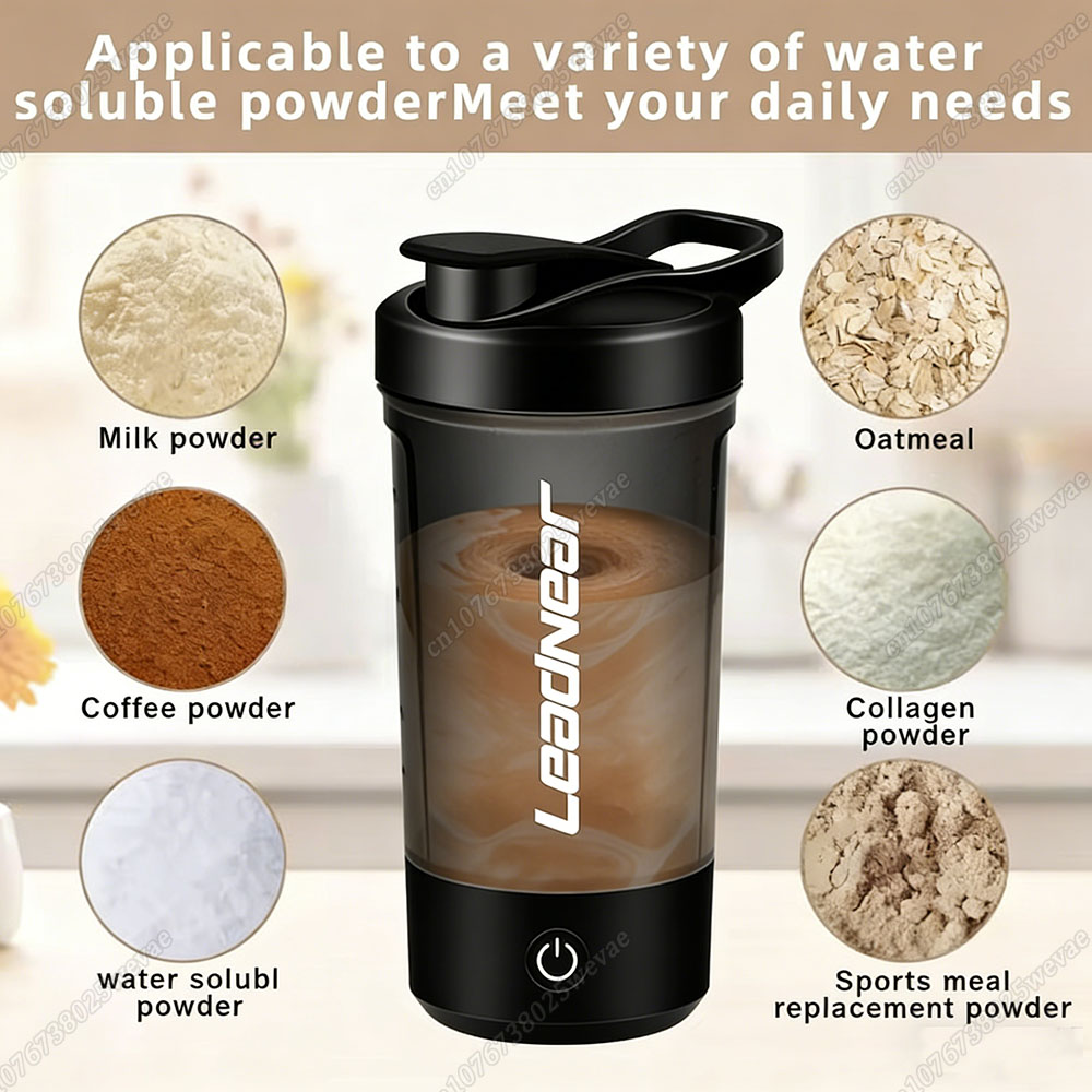 Protein Shaker Bottle - 2026 New Electric Self Stirring Mug,