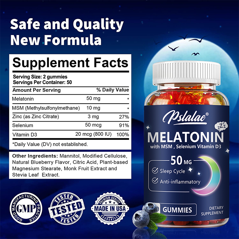 Melatonin Gummies 50mg - Sleep - Melatonin Sleep Gummy 评论和价格