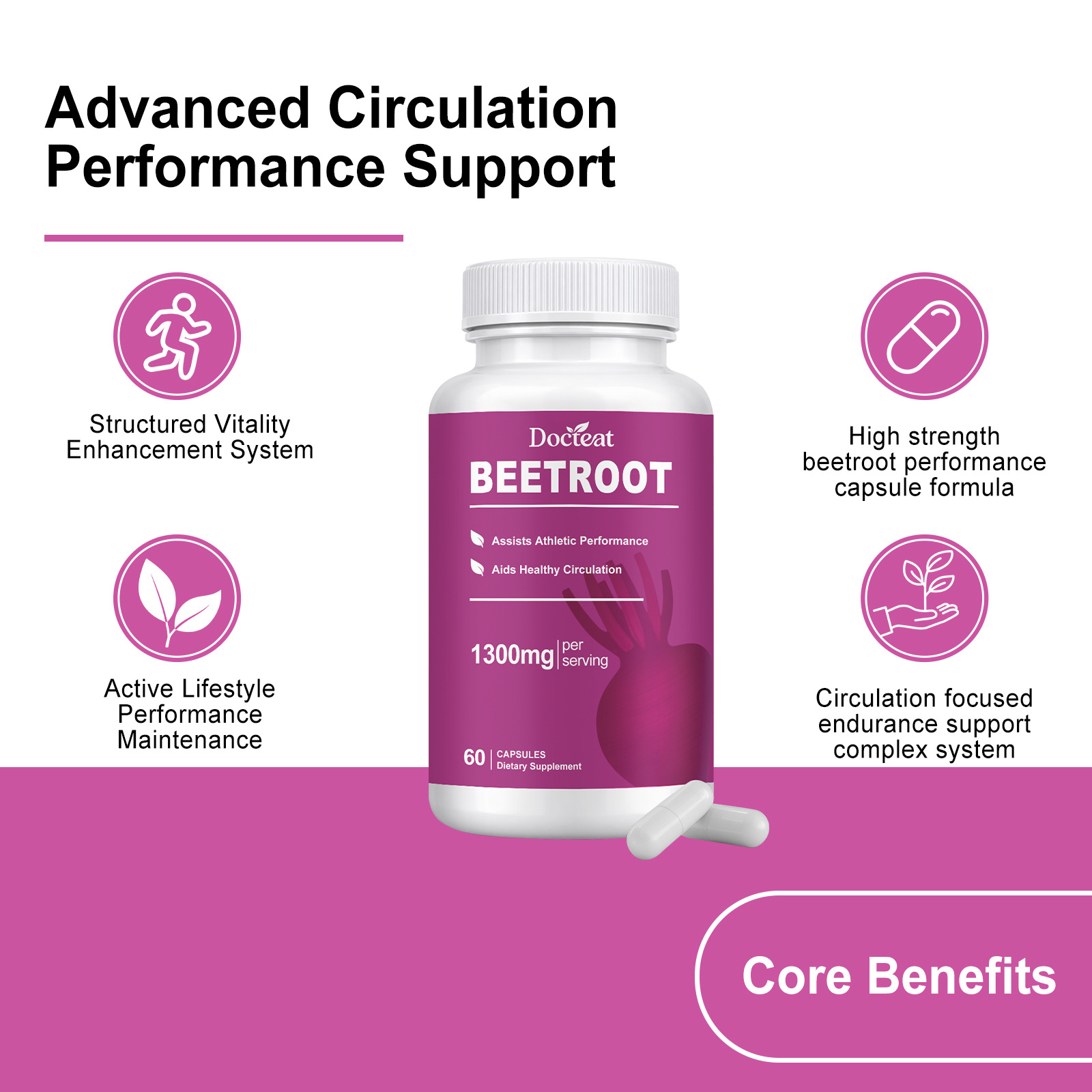 Organic Beetroot Capsules Enha - Nutrition Physical Fitness 评论和价格