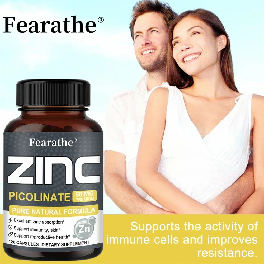 Zinc Capsules 50 Mg - Natural  - Zinc Supplement 50Mg 评论和价格