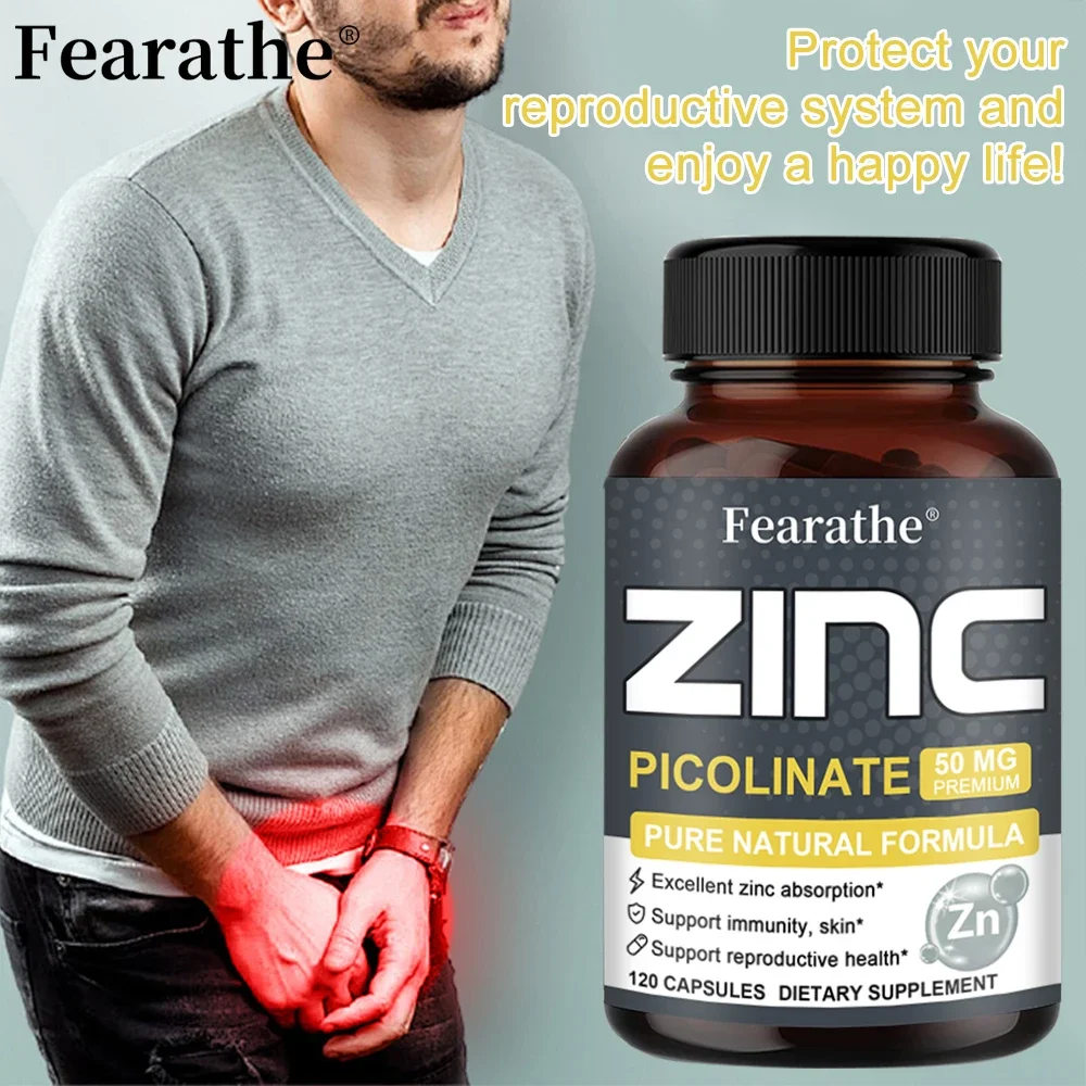 Zinc Capsules 50 Mg - Natural  - Zinc Supplement 50Mg 评论和价格