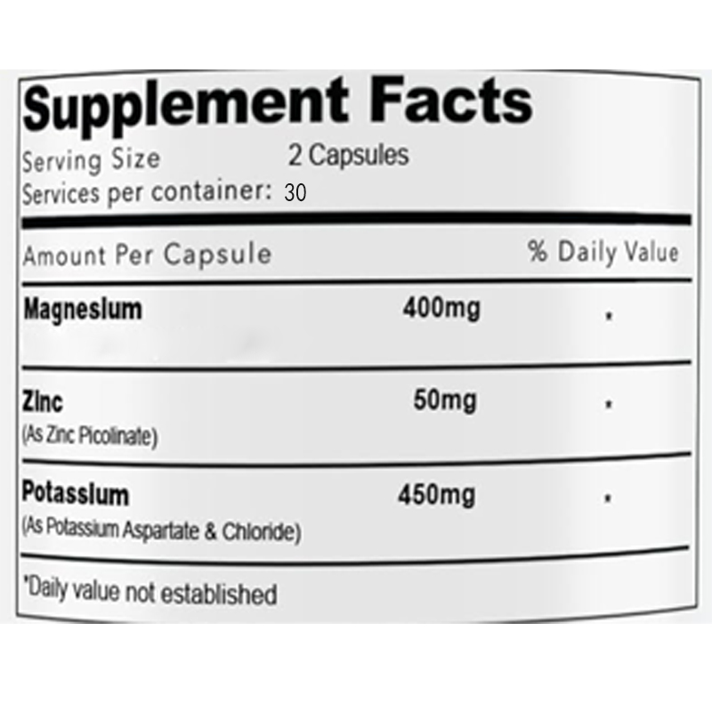 Magnesium and Potassium Supple - Zinc Supplement 50Mg 评论和价格