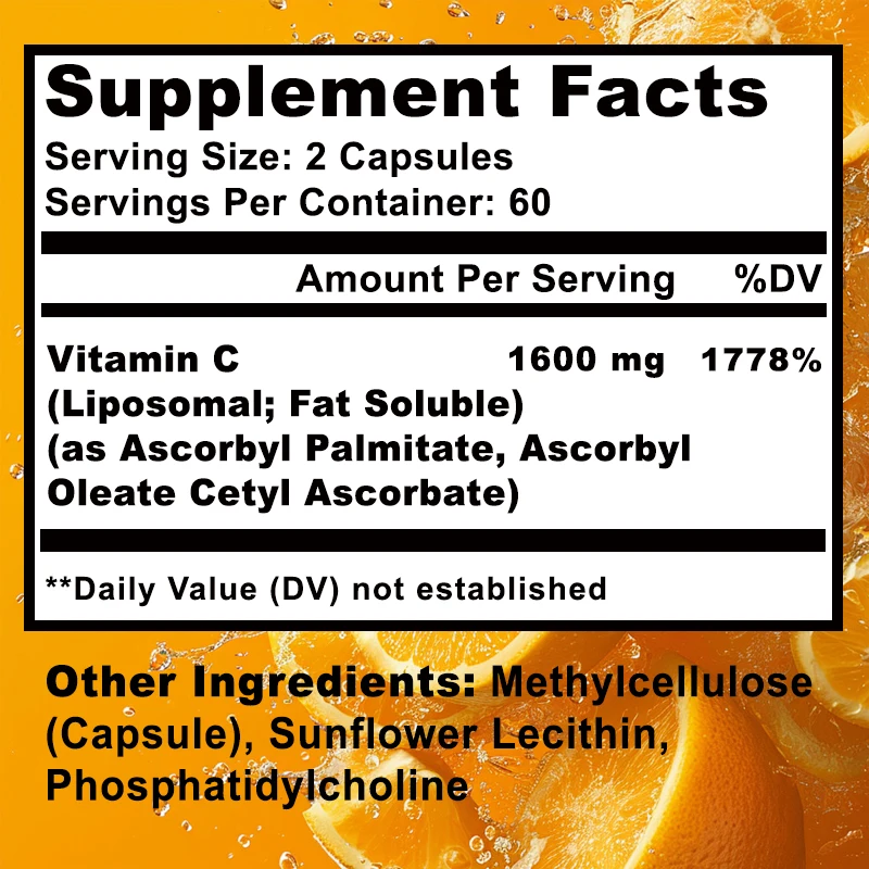 Liposomal Vitamin C 1600mg - P - Zinc Supplement 50Mg 评论和价格