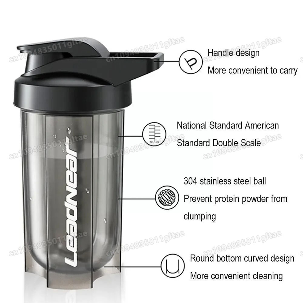 500ML Portable Protein Powder  - Protein Shaker Bottle 评论和价格