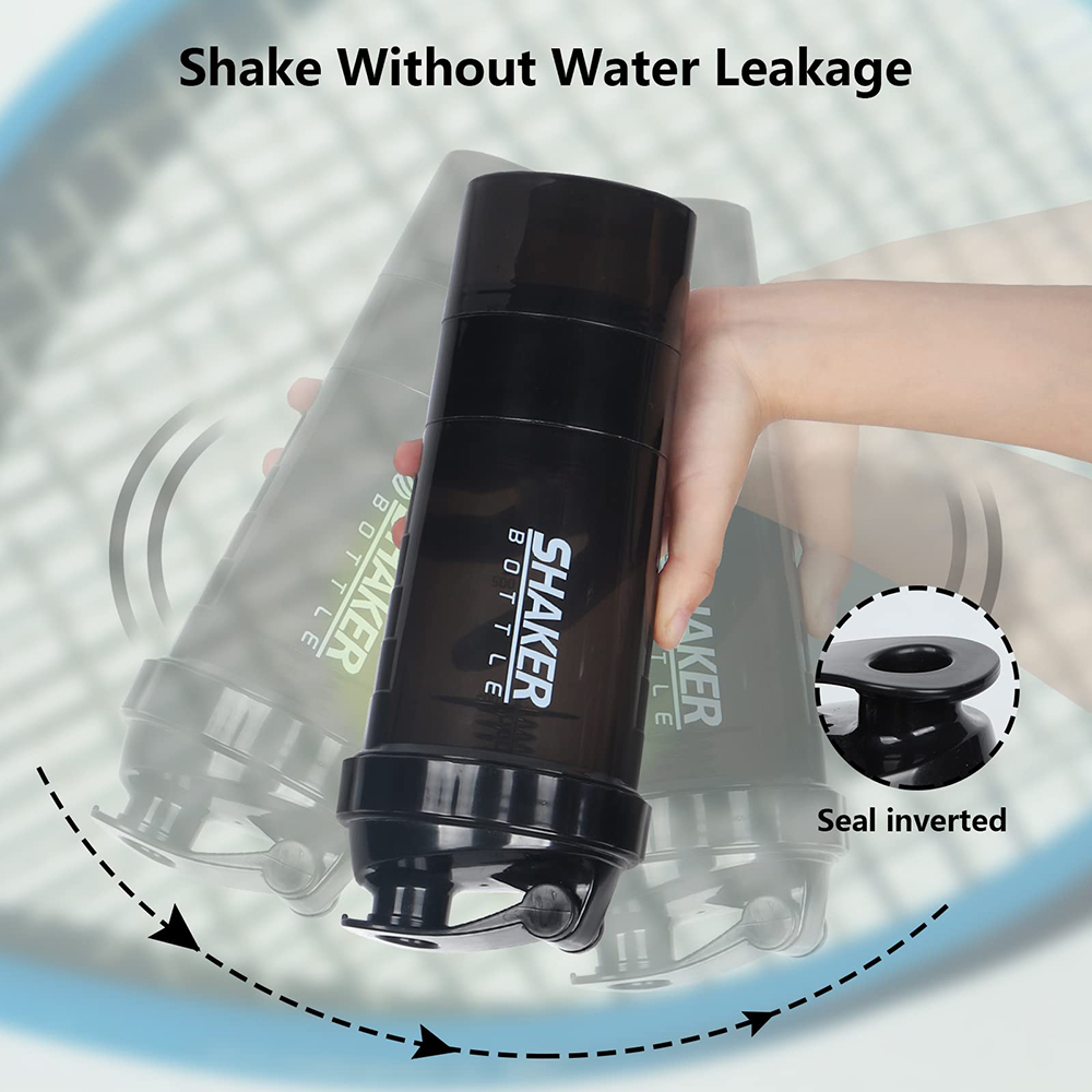 3 Layers Shaker Protein Bottle - Protein Shaker Bottle 评论和价格