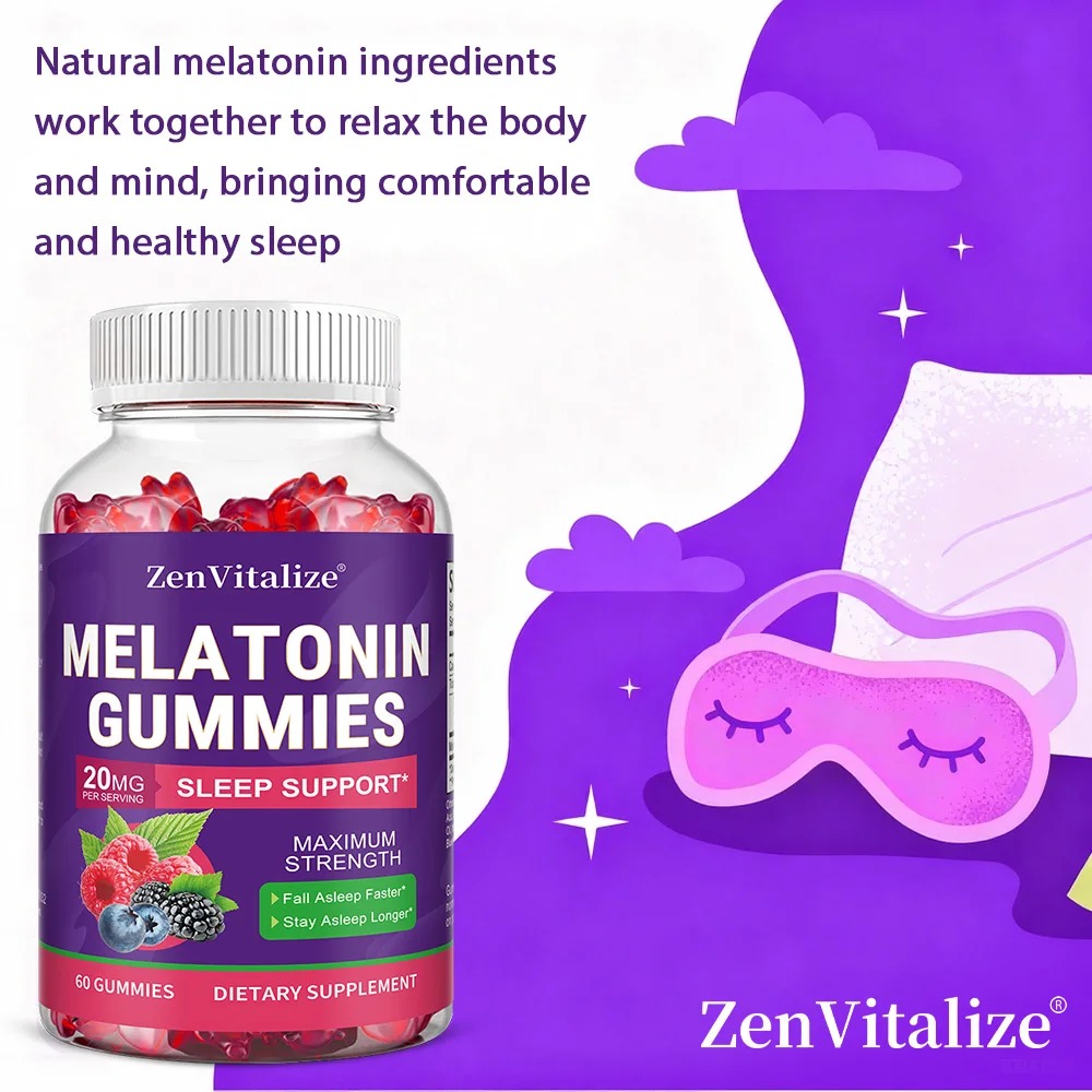 Adult Melatonin Gummies Suppor - Melatonin Sleep Gummy 评论和价格