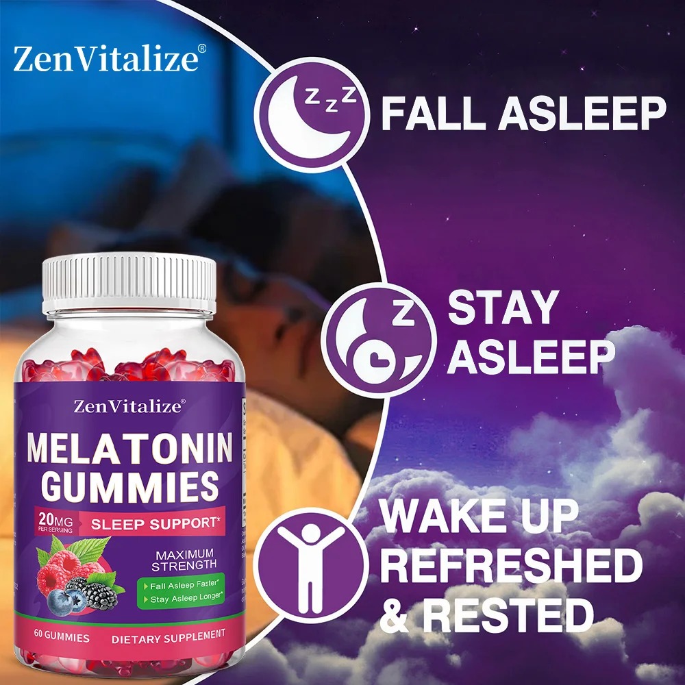 Adult Melatonin Gummies Suppor - Melatonin Sleep Gummy 评论和价格