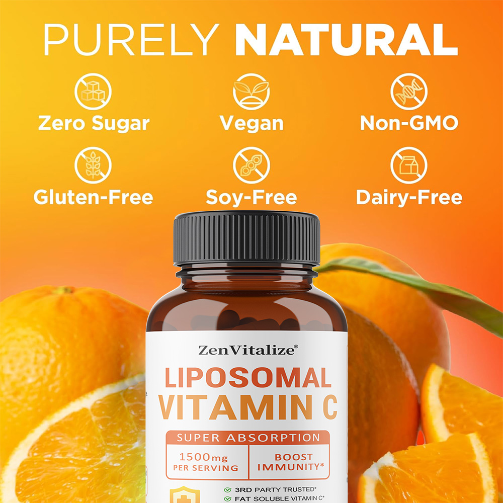 Liposomal Vitamin C Capsules 1 - Zinc Supplement 50Mg 评论和价格