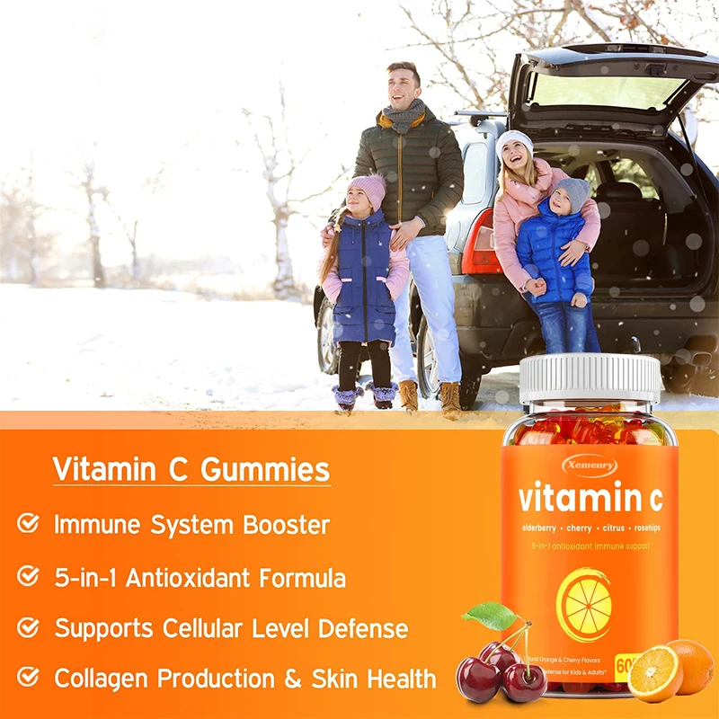 Vitamin C Gummies - For Antiox - Zinc Supplement 50Mg 评论和价格