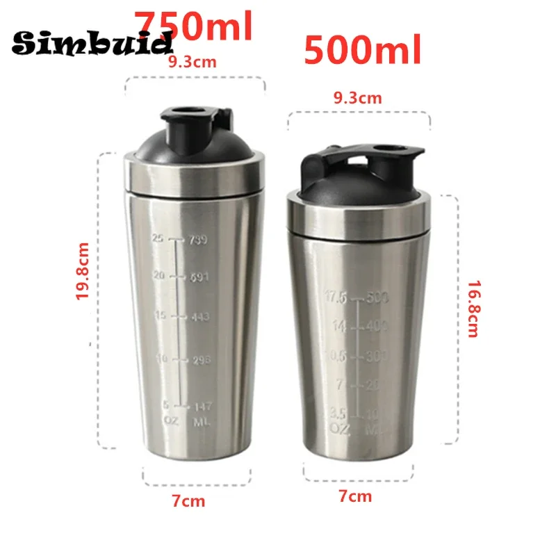Stainless Steel Protein Powder - Protein Shaker Bottle 评论和价格