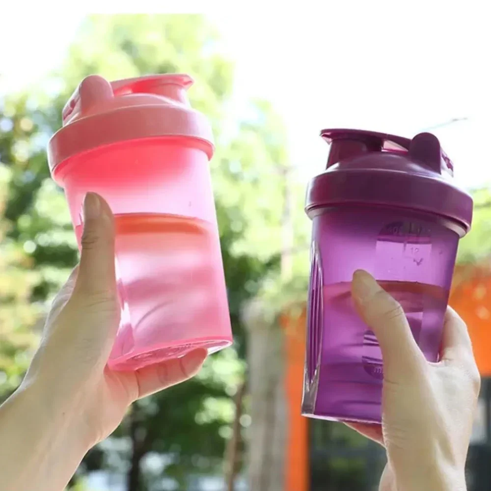 400ml Portable Plastic Drink C - Protein Shaker Bottle 评论和价格