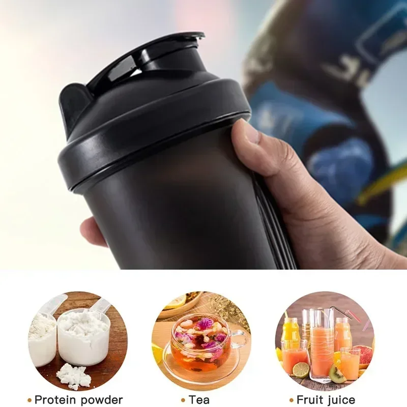 400ml Portable Plastic Drink C - Protein Shaker Bottle 评论和价格