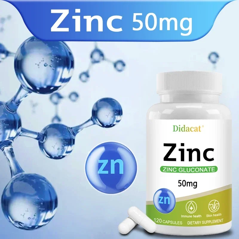 Zinc 50 Mg - with Zinc Glucona - Zinc Supplement 50Mg 评论和价格